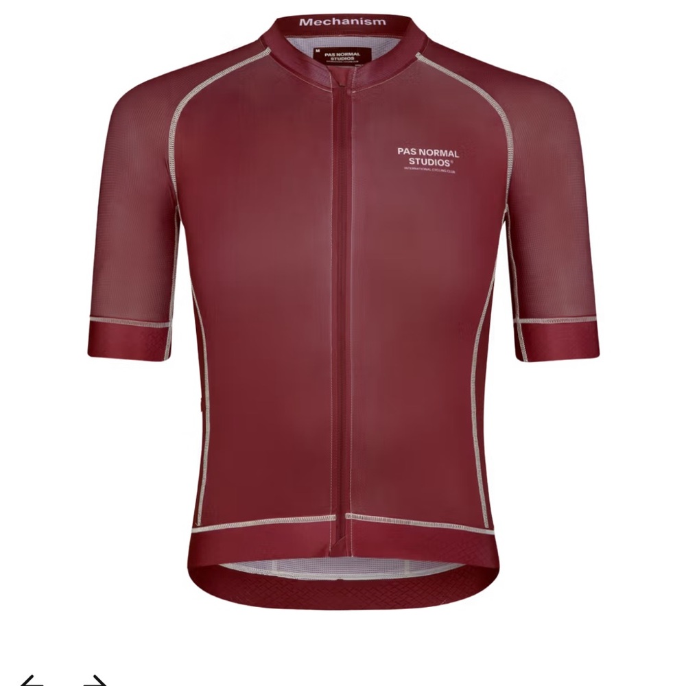 Pas Normal Studios Burgundy Mechanism Jersey